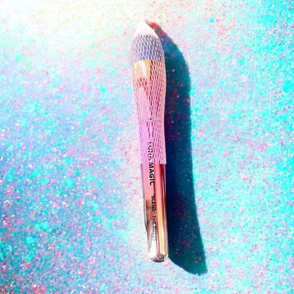 Luna Magic Face Brush Set - 2 Piece - Glow Up And Blend The Rules NIP
